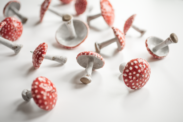 Amanita Mushroom Ornaments