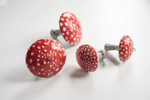 Amanita Mushroom Ornaments