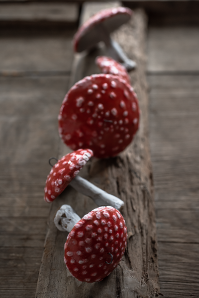 Amanita Mushroom Ornaments