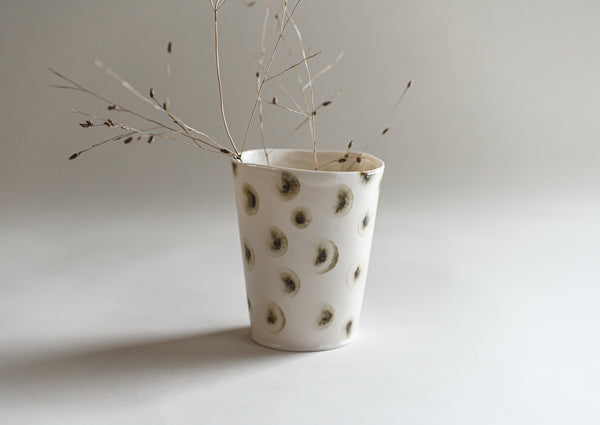 Porcelain Dot Tumbler