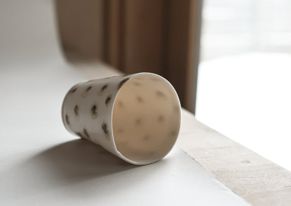 Porcelain Dot Tumbler