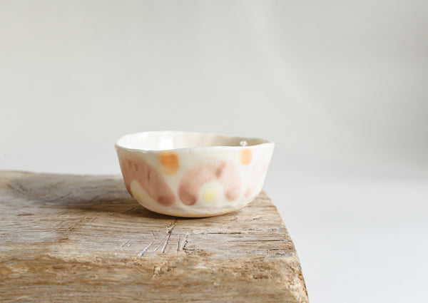 Porcelain Sunshine Tapas Bowl/Salt Cellar