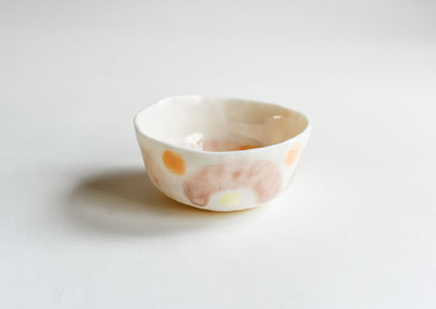 Porcelain Sunshine Tapas Bowl/Salt Cellar