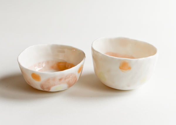Porcelain Sunshine Tapas Bowl/ Salt Cellar