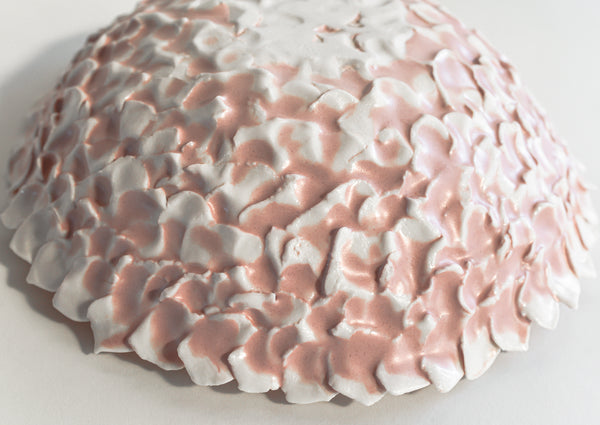 Blush Pink Sculptural Bowl