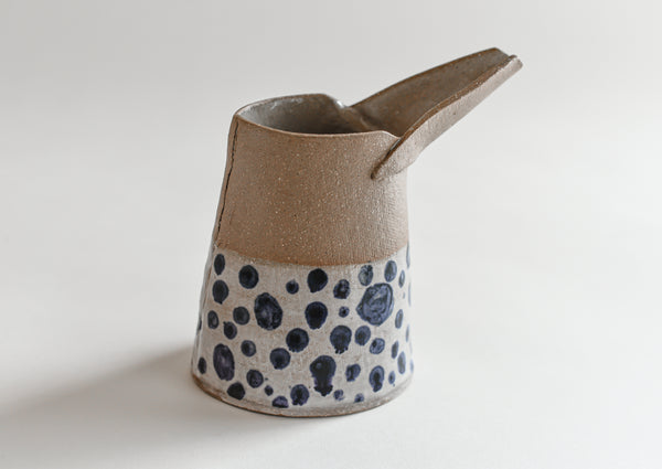 Spotted Stoneware Pitcher