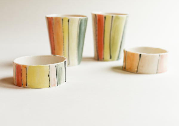 Porcelain Stripes Dish
