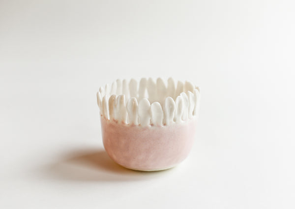 Porcelain Pink Petal Pot